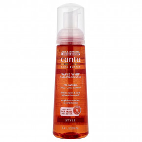 Cantu, Масло ши, мусс для завивки волос Wave Whip, 248 мл (8,4 жидк. унц.) - описание | фото