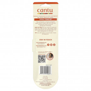 Cantu, Part & Twist, набор спиральных расчесок, 2 шт. в Москве - eco-herb.ru | фото