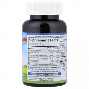 Carlson, Blood Nutrients®, 180 капсул в Москве - eco-herb.ru | фото