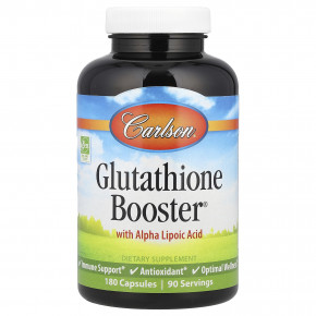 Carlson, Glutathione Booster®, 180 капсул - описание | фото