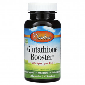 Carlson, Glutathione Booster, 60 капсул - описание