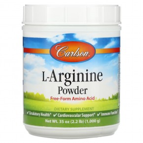Carlson, L-Arginine Powder, 2.2 lb (1,000 g) в Москве - eco-herb.ru | фото