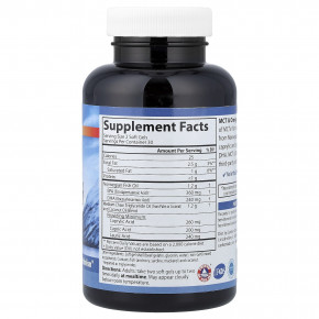 Carlson, MCT и омега-3, кокос и рыбий жир, 60 капсул в Москве - eco-herb.ru | фото