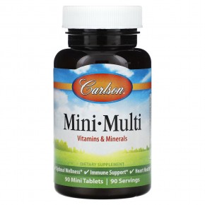 Carlson, Mini Multi, 90 мини-таблеток - описание