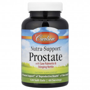 Carlson, Nutra-Support® Prostate, 120 капсул - описание | фото