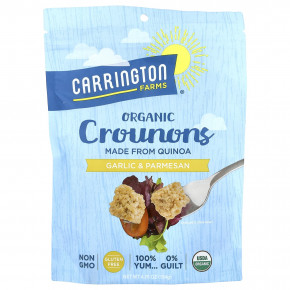 Carrington Farms, Organic Crounons, чеснок и пармезан, 134 г (4,75 унции) - описание