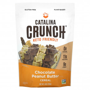 Catalina Crunch, Keto Friendly Cereal, шоколад и арахисовая паста, 255 г (9 унций) - описание | фото