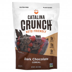 Catalina Crunch, Keto Friendly Cereal, темный шоколад, 255 г (9 унций) - описание | фото