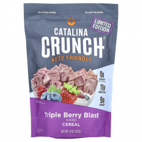 Catalina Crunch, Keto Friendly Cereal, Triple Berry Blast, 227 г (8 унций) - описание | фото