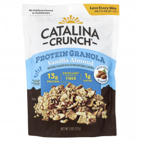 Catalina Crunch, протеиновая гранола, со вкусом ванили и миндаля, 227 г (8 унций) в Москве - eco-herb.ru | изображение Catalina Crunch, протеиновая гранола, со вкусом ванили и миндаля, 227 г (8 унций) в Москве - eco-herb.ru | фото