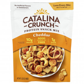 Catalina Crunch, протеиновая смесь для снеков, со вкусом чеддера, 148 г (5,25 унции) - описание | фото