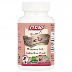 CATALO, Изофлавоны сои для женщин, 60 вегетарианских капсул (125 мг в 1 капсуле) в Москве - eco-herb.ru | фото