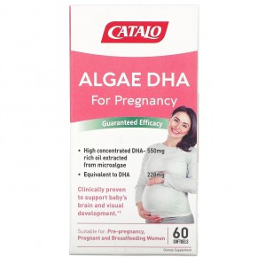 Catalo Naturals, ДГК из водорослей для беременности, 60 мягких таблеток в Москве - eco-herb.ru | фото