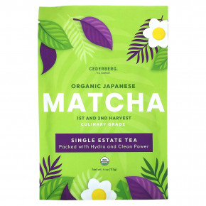 Cederberg Tea Co, органический порошок японского матча, 113 г (4 унции) - описание | фото