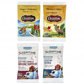 Celestial Seasonings, Everyday Wellness, ассорти вкусов, без кофеина, 16 чайных пакетиков, 28 г (1 унция) в Москве - eco-herb.ru | фото
