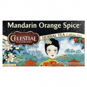Celestial Seasonings, Herbal Tea, Mandarin Orange Spice®, без кофеина, 20 чайных пакетиков, 55 г (1,9 унции) в Москве - eco-herb.ru | фото