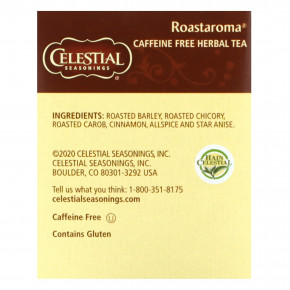 Celestial Seasonings, травяной чай, Roastaroma, без кофеина, 20 чайных пакетиков, 92 г (3,2 унции) в Москве - eco-herb.ru | фото