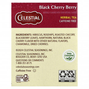 Celestial Seasonings, травяной чай, с ягодами черемухи, без кофеина, 20 чайных пакетиков, 45 г (1,6 унции) в Москве - eco-herb.ru | фото