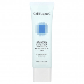 Cell Fusion C, Aquatica UV Defense, солнцезащитное средство для всех типов кожи, SPF 50, 50 мл (1,69 жидк. Унции) - описание | фото