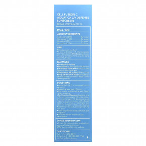 Cell Fusion C, Aquatica UV Defense, солнцезащитное средство для всех типов кожи, SPF 50, 50 мл (1,69 жидк. Унции) в Москве - eco-herb.ru | фото