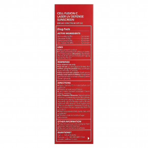 Cell Fusion C, Солнцезащитное средство с лазерной защитой от ультрафиолета, для всех типов кожи, SPF 50, 50 мл (1,69 жидк. Унции) в Москве - eco-herb.ru | фото