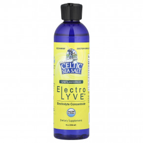 Celtic Sea Salt, Electro Lyve®, концентрат электролитов, без добавок, 236 мл (8 унций) в Москве - eco-herb.ru | фото