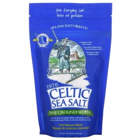 Celtic Sea Salt, Измельченная смесь важнейших минералов, 454 г (1 фунт) в Москве - eco-herb.ru | фото