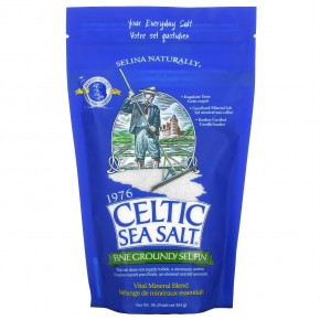 Celtic Sea Salt, Измельченная смесь важнейших минералов, 454 г (1 фунт) - описание