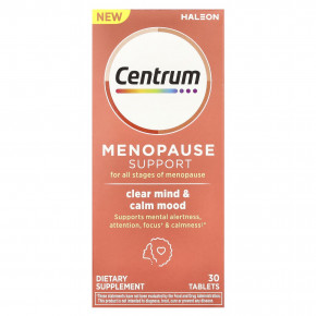 Centrum, Menopause Support, ясность ума и спокойное настроение, 30 таблеток в Москве - eco-herb.ru | фото