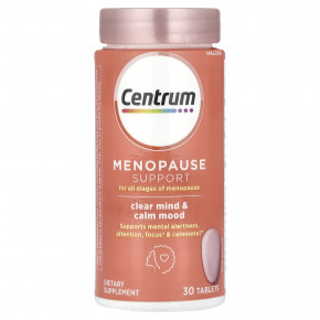 Centrum, Menopause Support, ясность ума и спокойное настроение, 30 таблеток в Москве - eco-herb.ru | фото