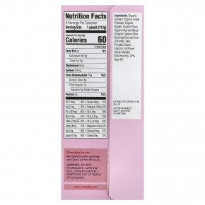 Cerebelly, органическое пюре, для детей от 6 месяцев, шпинат, яблоко, батат, 6 пакетиков по 113 г (4 унции) в Москве - eco-herb.ru | фото