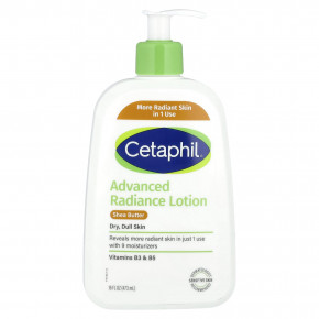 Cetaphil, Advanced Radiance Lotion, масло ши, 473 мл (16 жидк. Унций) - описание | фото