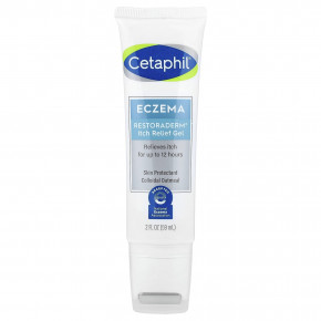 Cetaphil, Eczema, Restoraderm®, гель для уменьшения зуда, для чувствительной кожи, 59 мл (2 жидк. унции) - описание | фото