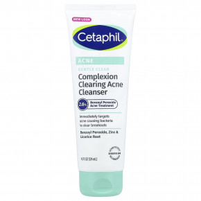 Cetaphil, Gentle Clear, средство для очищения кожи от акне, 124 мл (4,2 жидк. унции) - описание | фото
