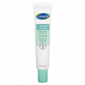 Cetaphil, Gentle Clear, сыворотка тройного действия от акне, 30 мл (1 жидк. унц.) в Москве - eco-herb.ru | фото