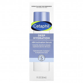 Cetaphil, глубокое увлажнение, сыворотка-активация за 48 часов, для чувствительной кожи, 30 мл (1 жидк. унция) в Москве - eco-herb.ru | фото