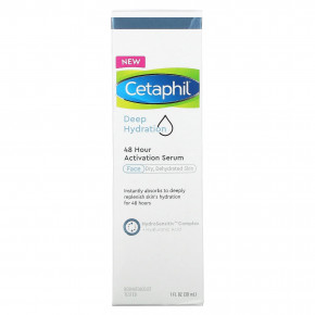 Cetaphil, Глубокое увлажнение, сыворотка для активации на 48 часов, 30 мл (1 жидк. унц.) в Москве - eco-herb.ru | фото