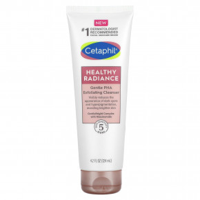 Cetaphil, Healthy Radiance, нежное отшелушивающее очищающее средство с ПГК, 124 мл (4,2 жидк. унц.) - описание | фото