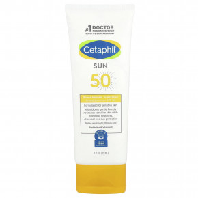 Cetaphil, Минеральное солнцезащитное средство широкого спектра действия, SPF 50, 89 мл (3 жидк. унц.) в Москве - eco-herb.ru | изображение Cetaphil, Минеральное солнцезащитное средство широкого спектра действия, SPF 50, 89 мл (3 жидк. унц.) в Москве - eco-herb.ru | фото