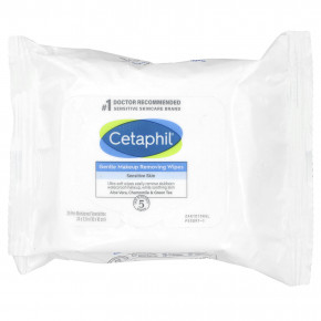 Cetaphil, Салфетки для деликатного снятия макияжа, 25 влажных салфеток в Москве - eco-herb.ru | фото