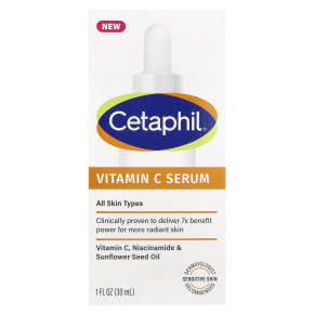 Cetaphil, Сыворотка с витамином C, без отдушек, 30 мл (1 жидк. унц.) в Москве - eco-herb.ru | фото