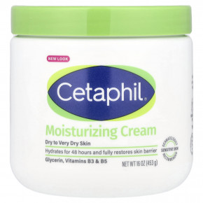 Cetaphil, Увлажняющий крем, без отдушек, 453 г (16 унций) - описание