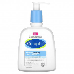 Cetaphil, Увлажняющий очищающий крем-пенка, 237 мл (8 жидк. Унций) - описание | фото