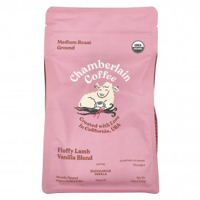 Chamberlain Coffee, органический кофе арабика, ваниль, молотый, средней обжарки, 340 г (12 унций) в Москве - eco-herb.ru | фото