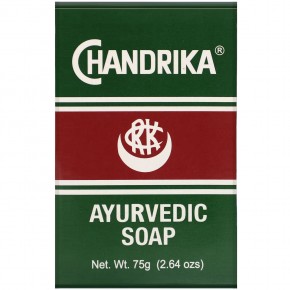 Chandrika Soap, аюрведическое кусковое мыло, 1 шт., 75 г (2,64 унции) в Москве - eco-herb.ru | фото