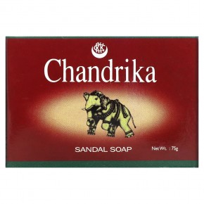 Chandrika Soap, Chandrika Sandal Bar Soap, 75 g в Москве - eco-herb.ru | фото