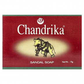 Chandrika Soap, кусковое мыло «Сандал», 75 г - описание | фото