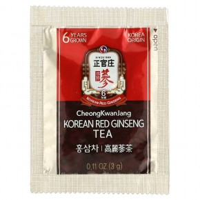 CheongKwanJang, Корейский чай с красным женьшенем, 50 пакетиков по 3 г (0,11 унции) в Москве - eco-herb.ru | фото