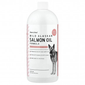 Chew + Heal, формула с жиром дикого аляскинского лосося, для собак, 946 мл (32 жидк. унции) - описание | фото