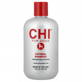 CHI for Dogs, шампунь с овсянкой, для собак, 473 мл (16 жидк. унций) - описание | фото